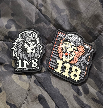 Bold & Righteous Lion Patch Set