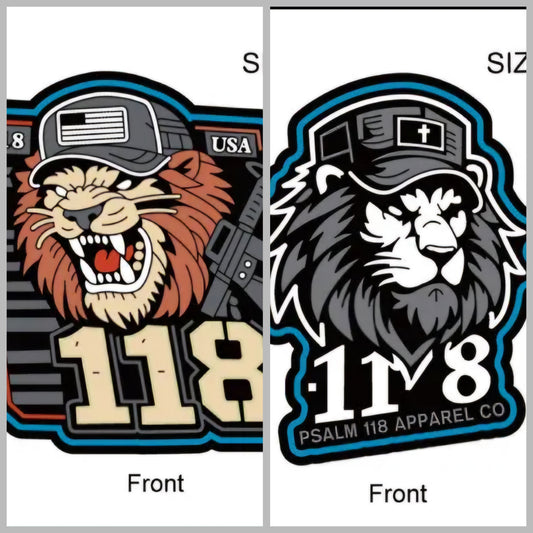 Faithful Lion PVC Patches