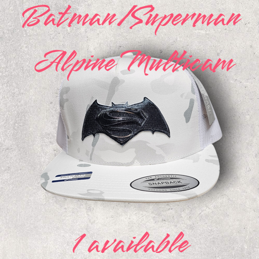 Multicam Alpine Trucker - Batman/Superman Patch