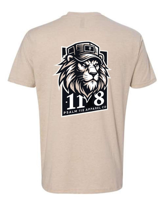 Psalm 118 'Bold As A Lion' T-Shirt